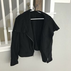 EXPRESS Black Zip Up Sweater
